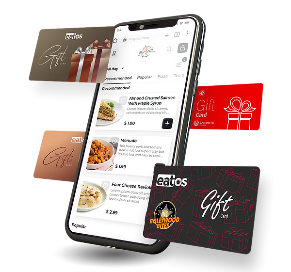 Physical and digital gift card purchase flow