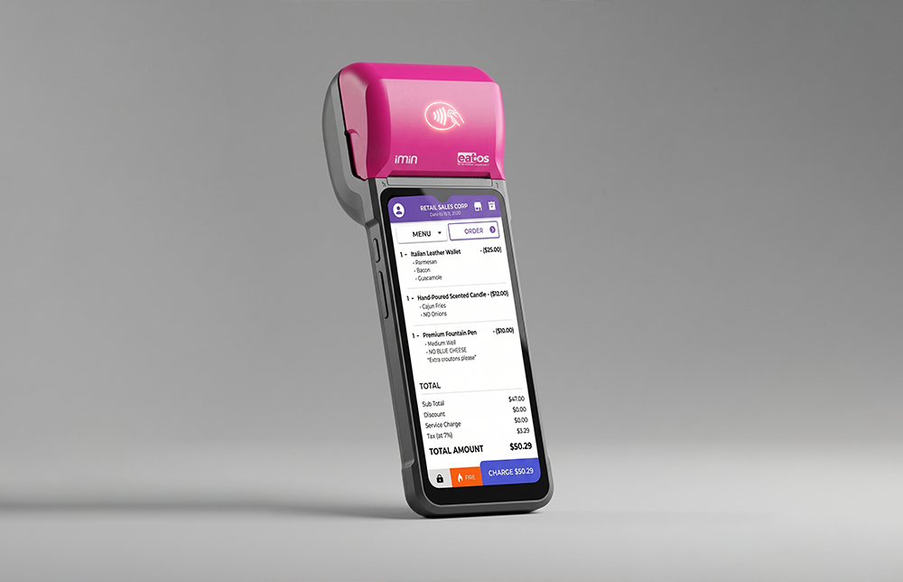Handheld card reader