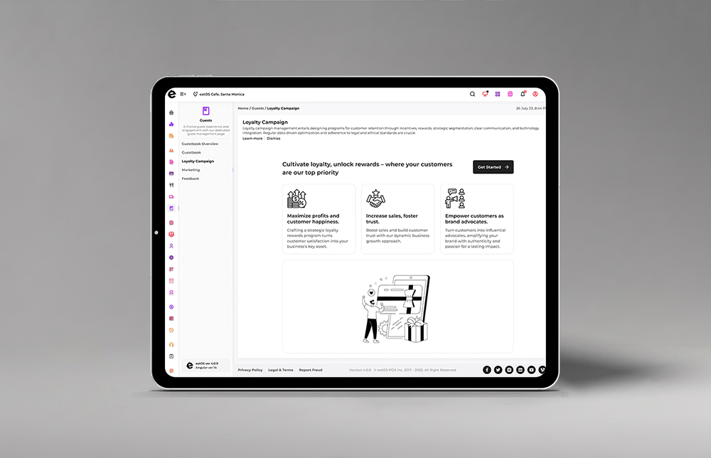 Referral program invitation flow