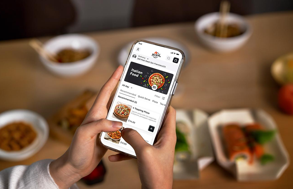 White-labeled ordering app